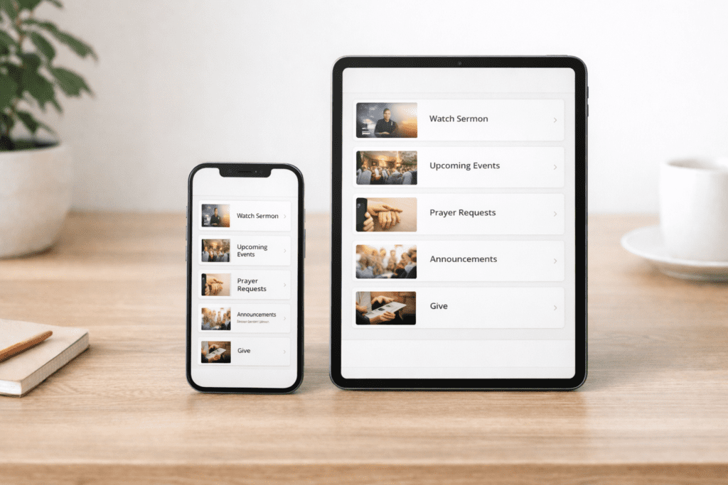church mobile app