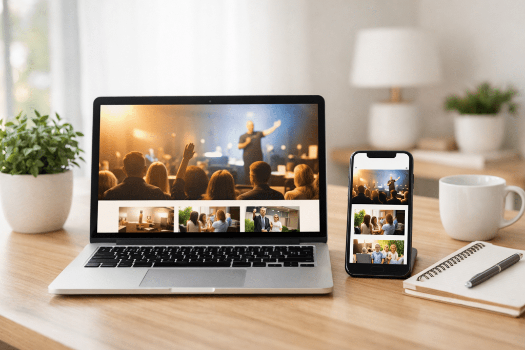 church website content