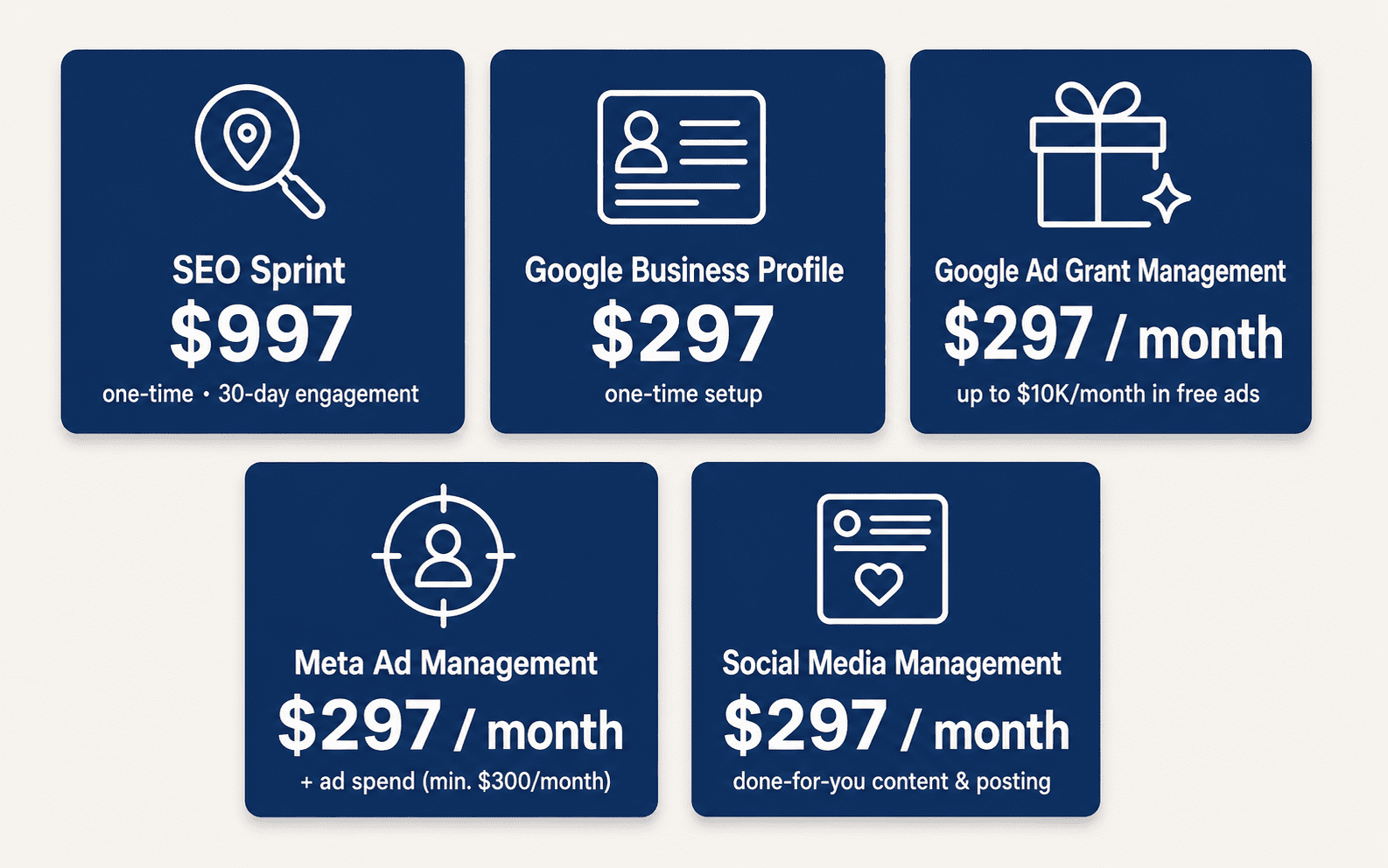 Connect My Church À LA CARTE marketing services